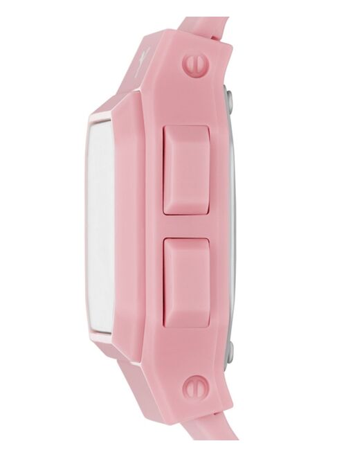 PUMA Women's Mini Remix Pink Polyurethane Strap Watch, 35mm