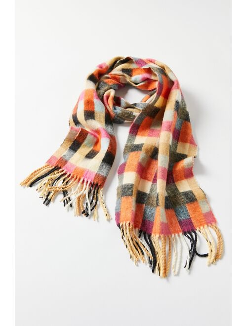 Urban Renewal Recycled Plaid Scarf