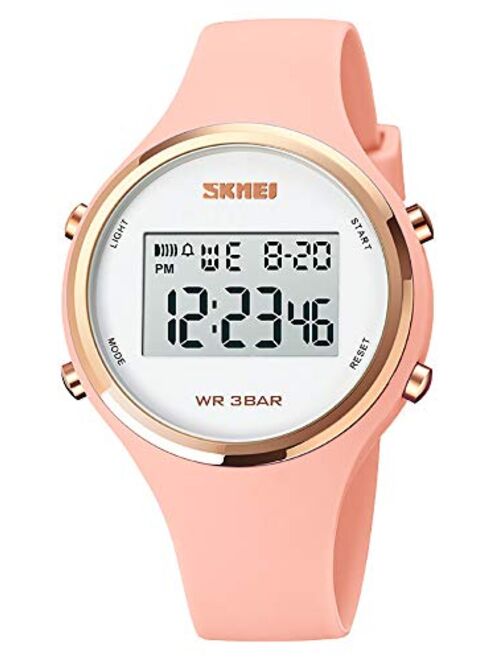 GOSASA Outdoor Sport Watches Alarm Clock 5Bar Waterproof LED Digital Watch