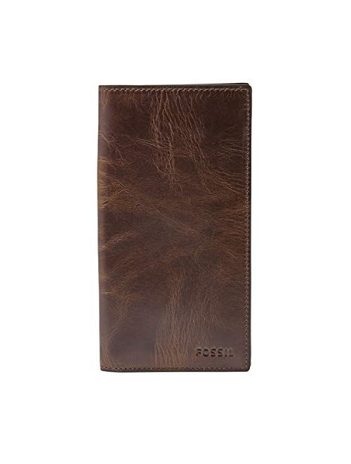 Fossil Men's Leather Trifold with Id Window Wallet