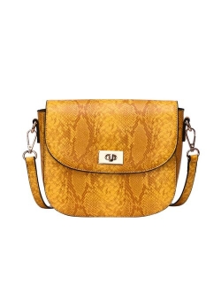 Mellow World Cassidi Faux Snakeskin Crossbody Bag