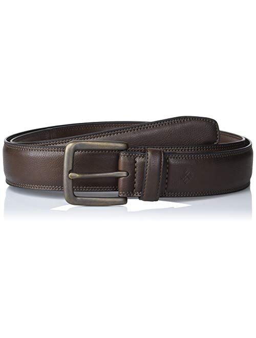 Columbia Men's Classic Logo Belt-Casual Dress with Single Prong Buckle for Jeans Khakis