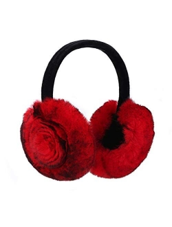 Rabbit Hair Earmuff for Winter, Soft and Warm,Foldable and Easy Carry