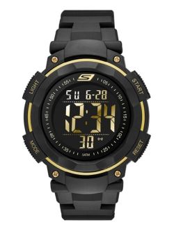 Men's Ruhland Digital Polyurethane Strap Watch 45mm