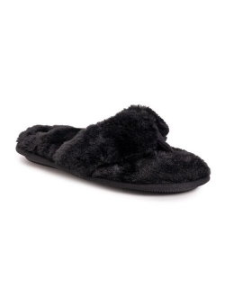 Maren Faux Fur Thong Slippers