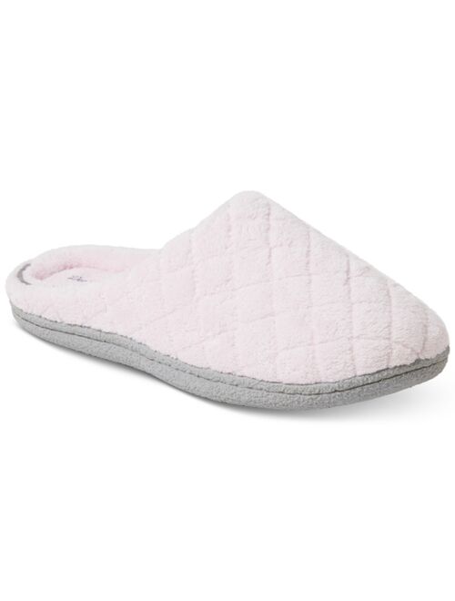 Dearfoams Women's Leslie Quilted Terry Clog Slipper