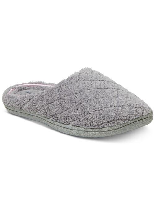 Dearfoams Women's Leslie Quilted Terry Clog Slipper