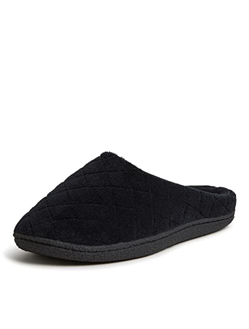 Dearfoams Women's Leslie Quilted Terry Clog Slipper