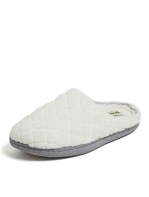 Dearfoams Women's Leslie Quilted Terry Clog Slipper