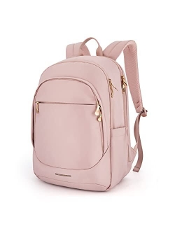 Women Backpacks LIGHT FLIGHT Laptop Backpack for Women Travel School Backpack 15.6 inches Laptop Bags for Work College Pink