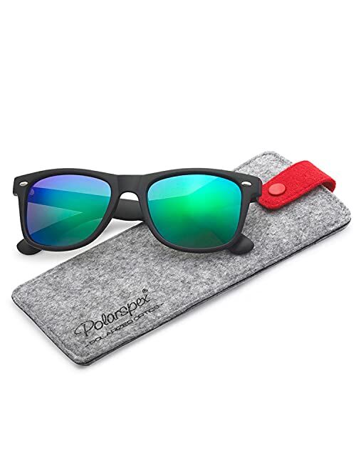 Polarspex Mens Sunglasses - Retro Sunglasses for Men & Women - Driving, Fishing Sunglasses For Men - Polarized Cool Shades