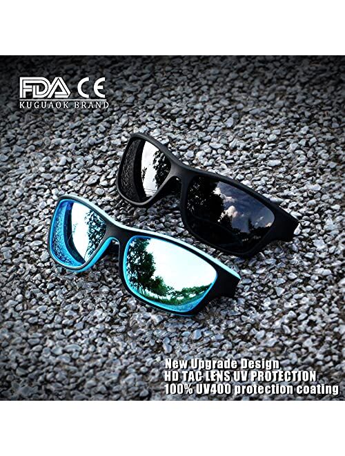 Polarized Sports Sunglasses For Men Driving Cycling Fishing Sun Glasses  100% UV Protection Goggles