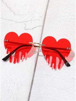 Men Heart Design Sunglasses