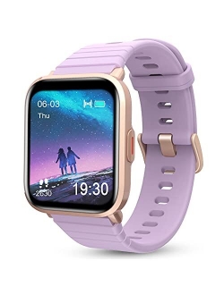 Smart Watch for Android Phones iOS, KALINCO Swim Watch with Heart Rate Monitor Pedometer Calorie Counter, 5ATM Waterproof Fitness Tracker with Sleep Monitor Compass, Smar