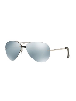 Highstreet RB3449 59mm Aviator Mirror Sunglasses