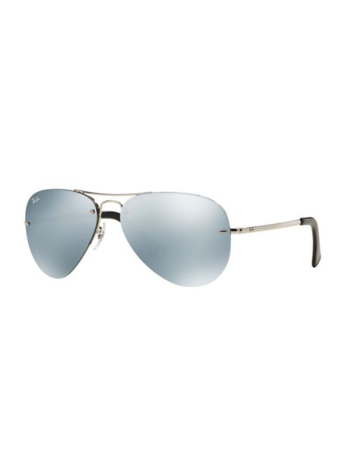 Ray-Ban Highstreet RB3449 59mm Aviator Mirror Sunglasses