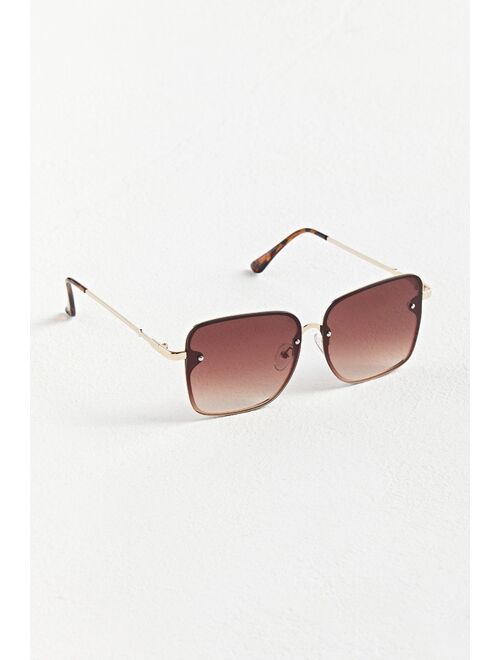 Urban outfitters Dane Rimless Square Sunglasses