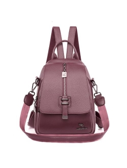 Women Backpack Designer high quality Leather Women Bag Fashion School Bags Multifunction Large Capacity Travel Backpacks mochila