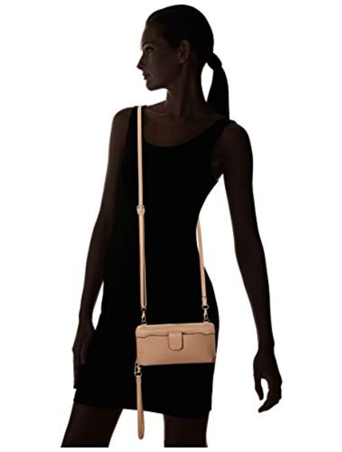 Amazon Essentials Wristlet Wallet for Women (with cell phone pocket & removable cross-body strap)