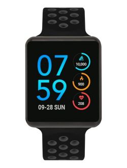 Unisex Air Black & Grey Silicone Strap Touchscreen Smart Watch 45mm, A Special Edition