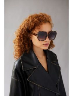 Kiana Oversized Hexagonal Sunglasses