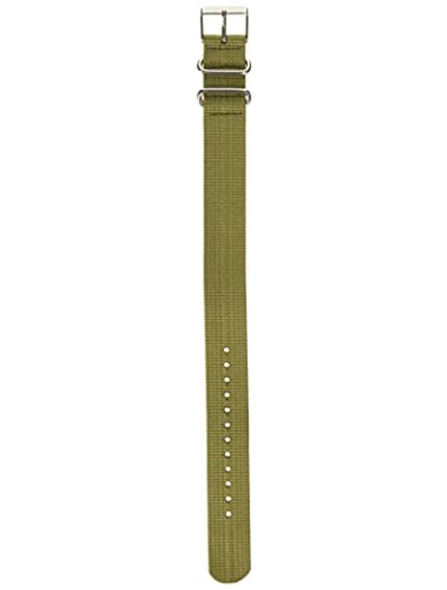 Timex Single-Layer 20mm Slip-Thru Strap