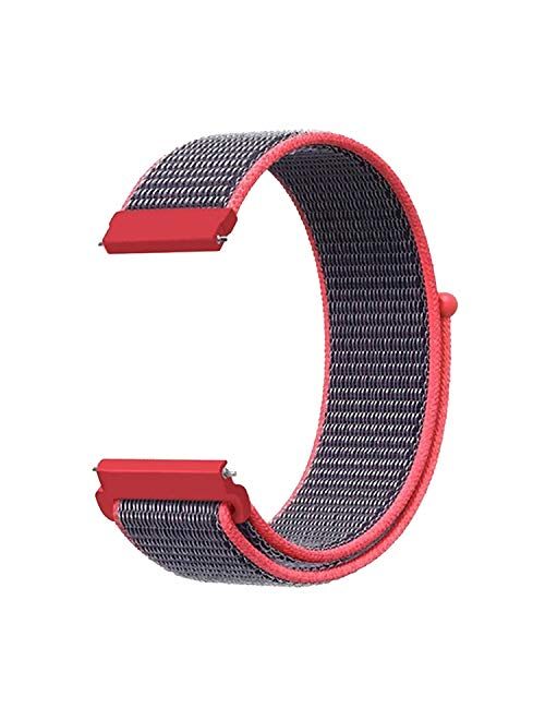 Morsey 22mm Soft Nylon Watch Bands Compatible for Samsung Galaxy Watch 46mm/Samsung Galaxy Watch 3 45mm/Gear S3 Frontier/Classic, Sport Strap Wristband Replacement Bracel