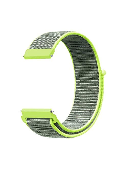 Morsey 22mm Soft Nylon Watch Bands Compatible for Samsung Galaxy Watch 46mm/Samsung Galaxy Watch 3 45mm/Gear S3 Frontier/Classic, Sport Strap Wristband Replacement Bracel