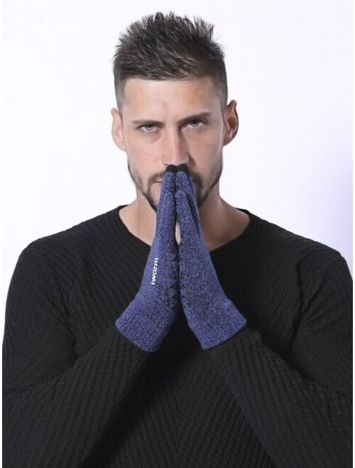 Shein Men Knit Gloves