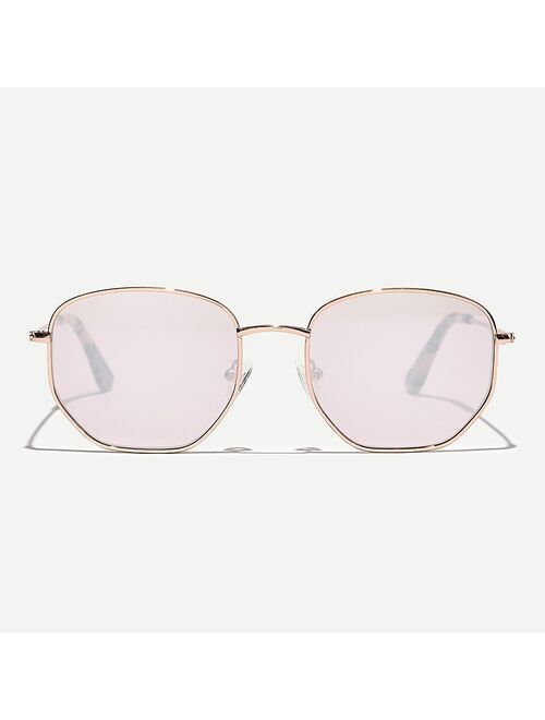 J.Crew Geometric wire-frame sunglasses