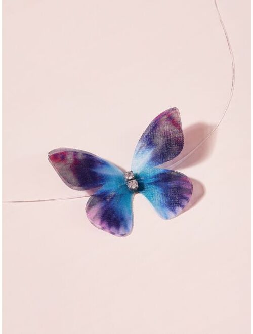 Shein Butterfly Decor Choker 1pc