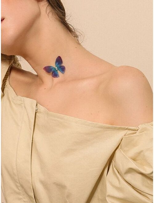 Shein Butterfly Decor Choker 1pc