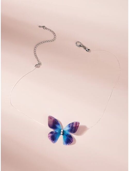 Shein Butterfly Decor Choker 1pc