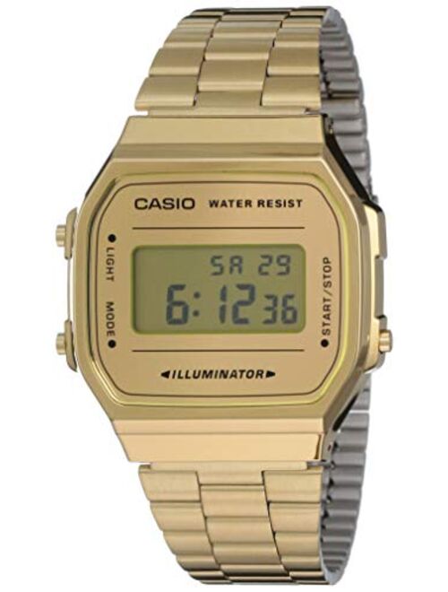 Casio Digital Fashion Quartz Unisex Vintage Casio A168WEGM-9D