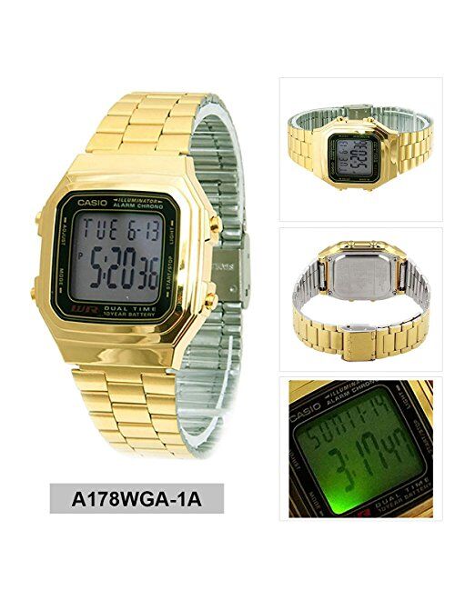 Casio General Men's Watches Digital A-178WGA-1AUDF - WW