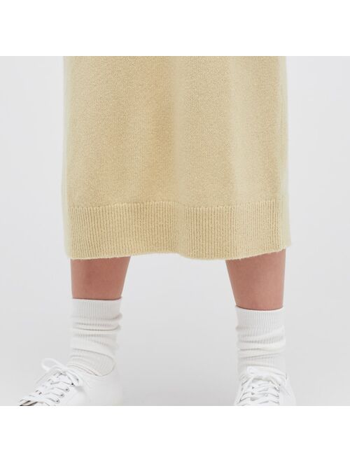 Uniqlo GIRLS U MERINO CREW NECK LONG-SLEEVE DRESS