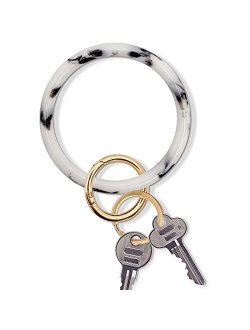 Keyring For women Wristband Keychain Bracelet Key Ring Round Key Chain