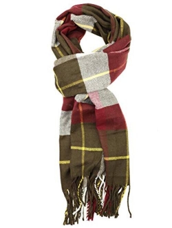 Achillea Scottish Tartan Plaid Cashmere Feel Winter Warm Scarf Unisex