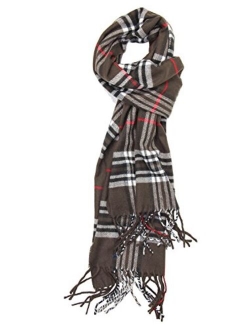 Achillea Scottish Tartan Plaid Cashmere Feel Winter Warm Scarf Unisex