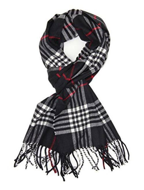 Achillea Scottish Tartan Plaid Cashmere Feel Winter Warm Scarf Unisex