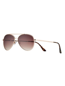 LC Lauren Conrad 58mm Oceanside Pier Aviator Gradient Sunglasses