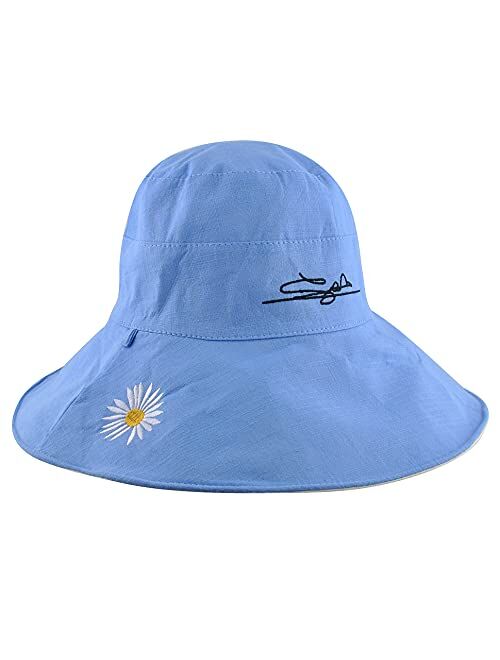 EINSKEY Sun Hat for Men/Women, Waterproof Wide Birm Bucket Hat UV Protection Boonie Hat for Fishing Hiking Garden Beach