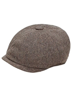 WETOO Men's Flat Cap Gatsby Newsboy Lvy Irish Hats Driving Cabbie Hunting Cap