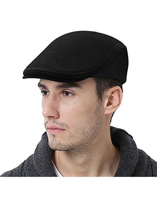 WETOO Men's Flat Cap Gatsby Newsboy Lvy Irish Hats Driving Cabbie Hunting Cap