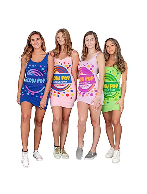 Blow Pop Bubble Gum Candy Tunic Tank Dresses