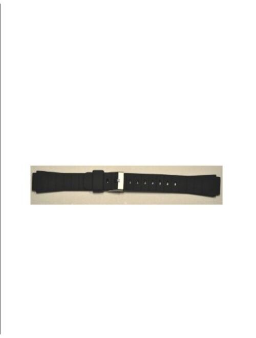 Timex Men's Q7B724 Resin Performance Sport 16mm Black Replacement Watchband