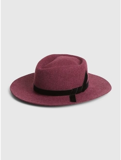 Velvet Band Fedora Hat