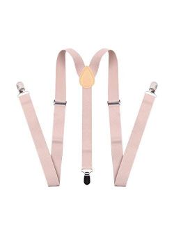 Suspenders for Men and Women - Adjustable Tall stature Elastic Y Back Style With Strong Metal Clips