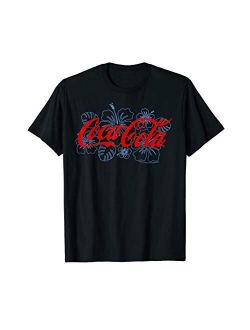 Coca-Cola Hawaiian Floral Logo T-Shirt