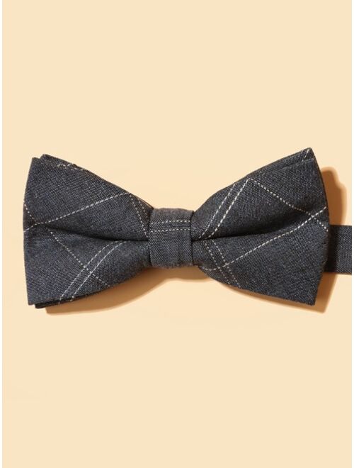 Shein Men Minimalist Suspender & Bow Tie